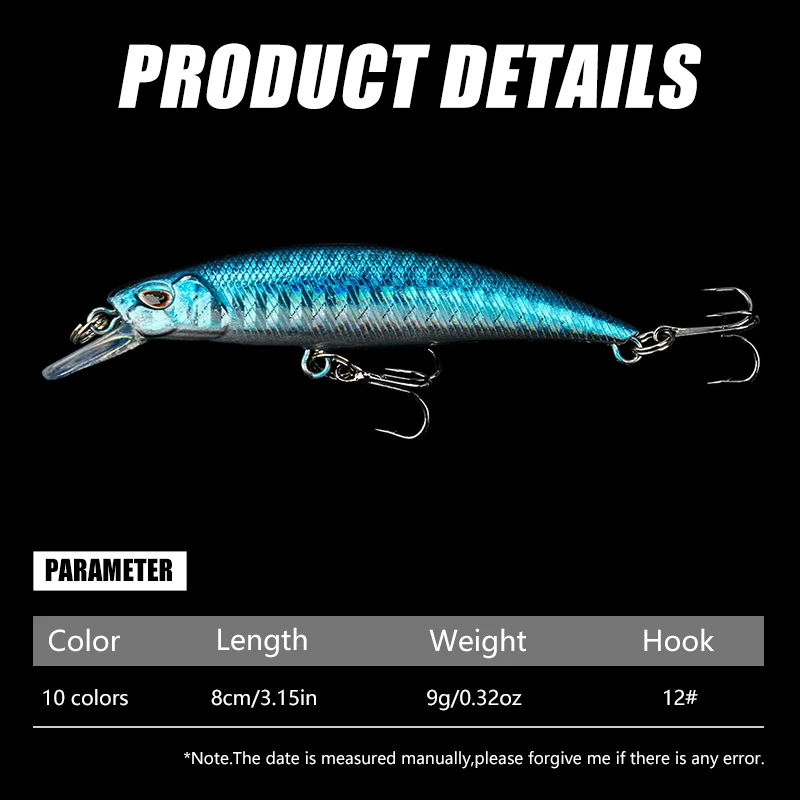 Jerkbait de hundimiento para trucha y lubina – acción jerk - imagen 2