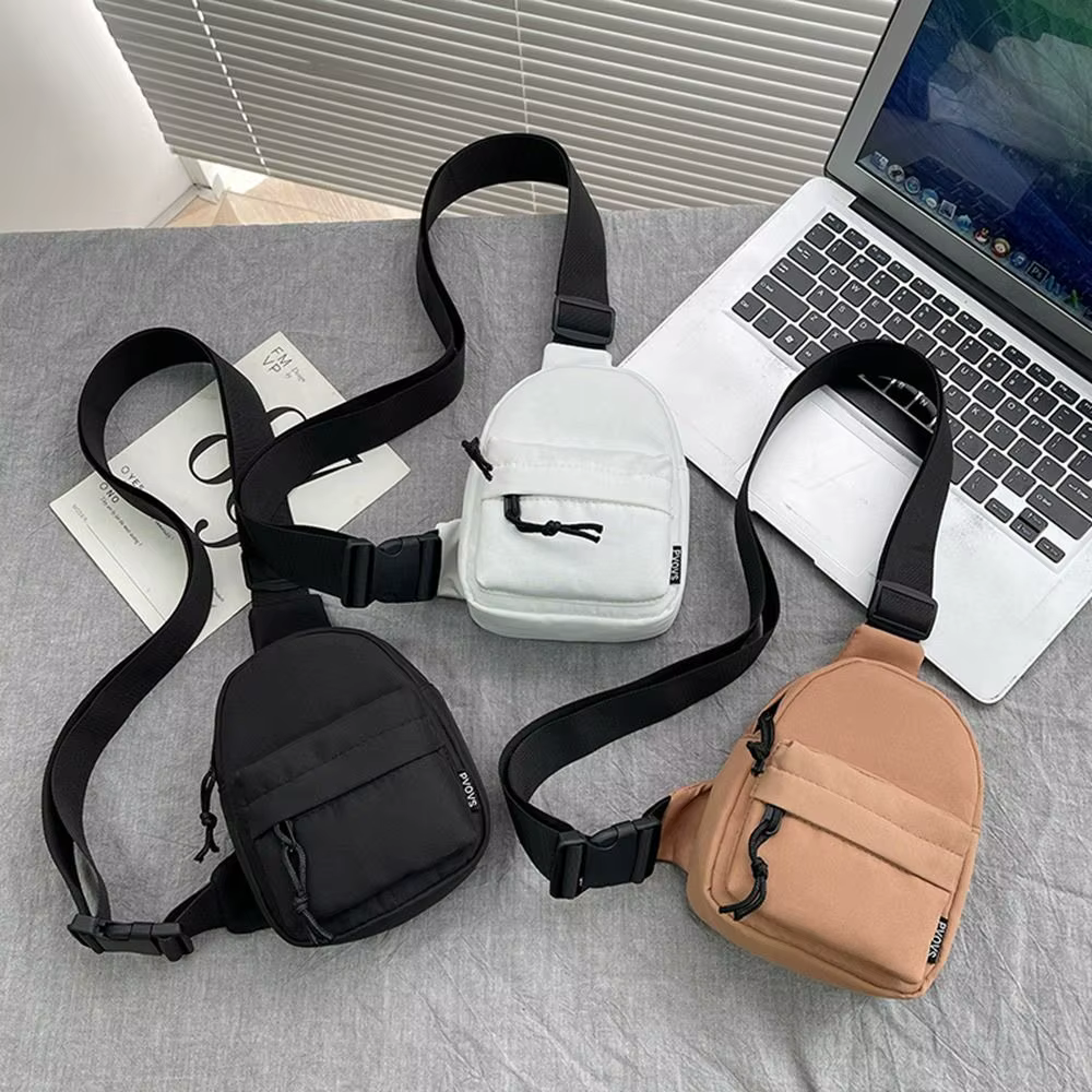 Bolso de Pecho para Pesca – Nylon Ajustable con Compartimentos - imagen 4