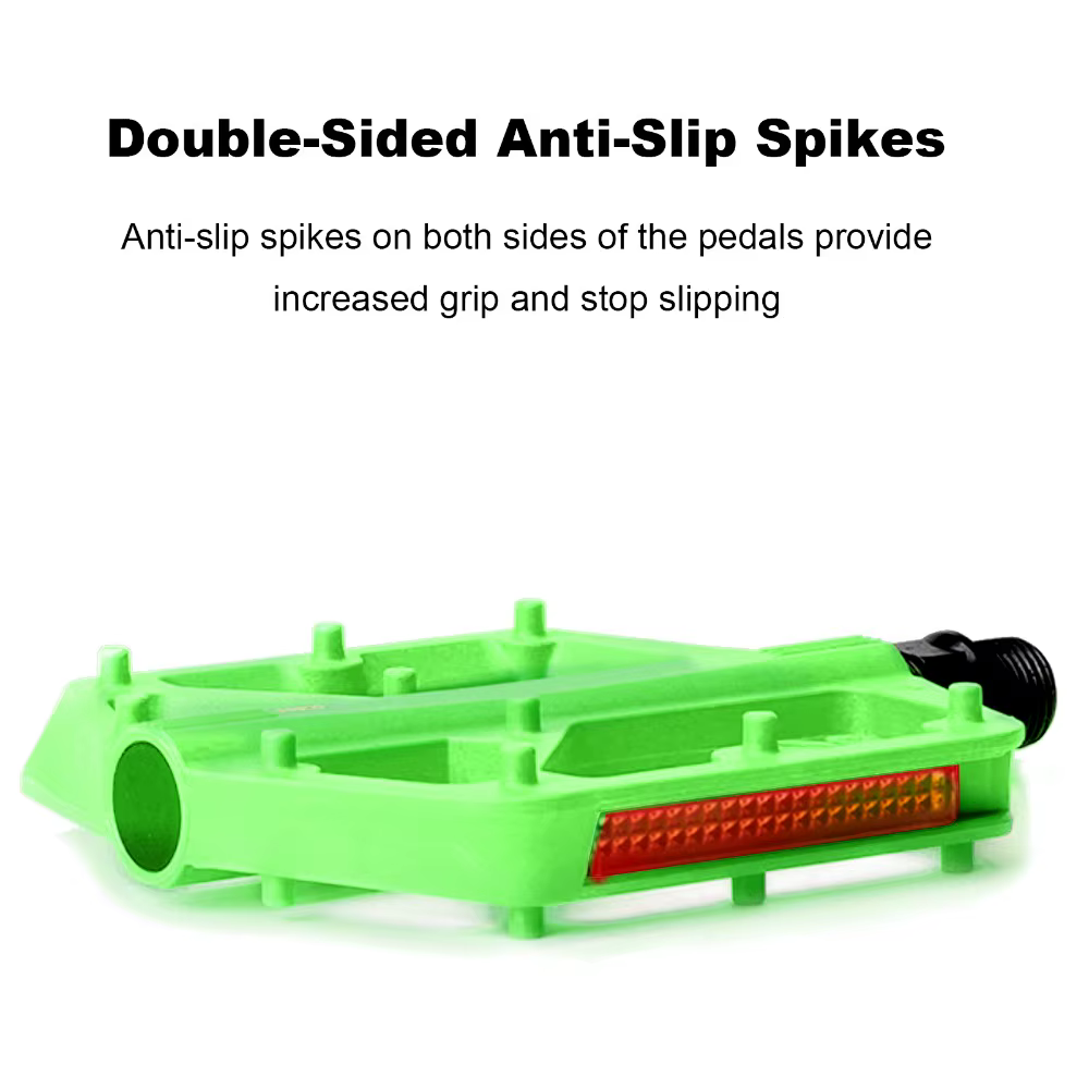 Pedales de bicicleta Dual DU – Plataforma de nailon antideslizante