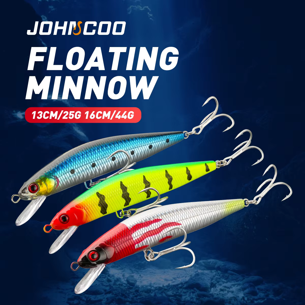 Señuelo Minnow Flotante Johncoo – Jerkbait 13-16 cm - imagen 5