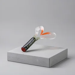 Señuelo biónico zander de doble cola giratoria con ojos 3D