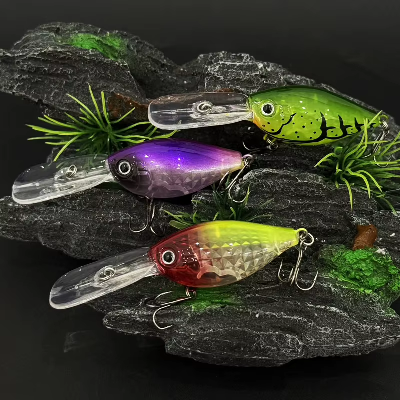 Crankbait Superficie 50mm 10g para Lubina y Trucha – Señuelo Oscilante