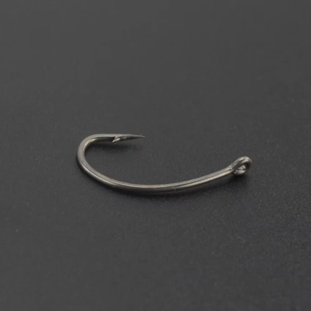 Anzuelos para carpa de acero inox PTFE con púas y ojo - imagen 3