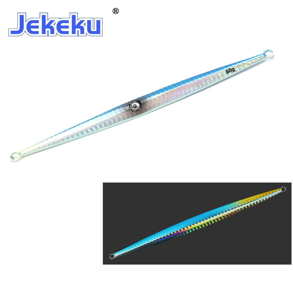 Señuelo wobbler metálico JEKEKU para agua salada y mar - imagen 3