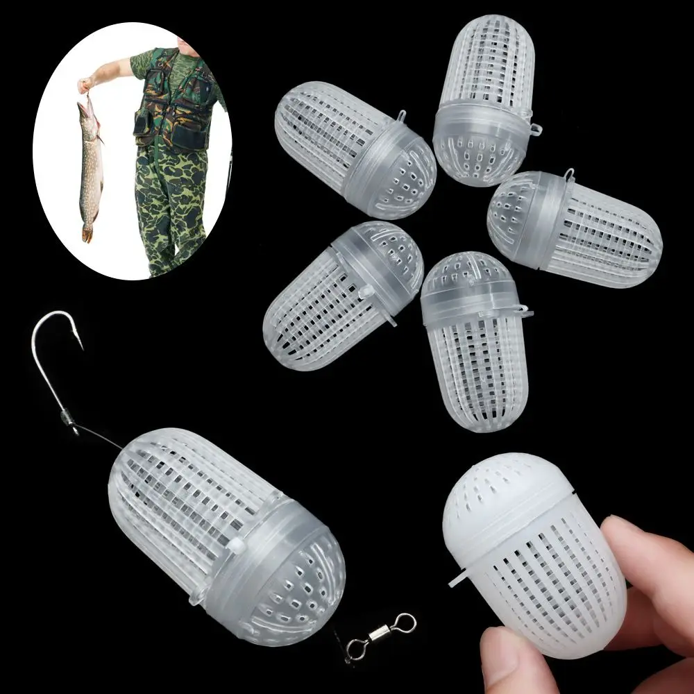 Alimentador jaula en línea duradero para pesca de carpa y cebo - imagen 4