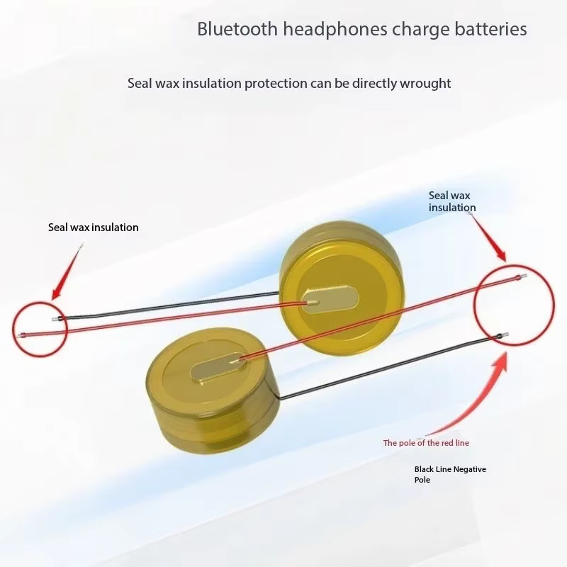Batería de botón recargable para auriculares Bluetooth - imagen 2