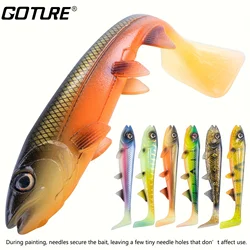 Goture señuelo de vinilo con ojos 3D y hundimiento – lubina/lucio