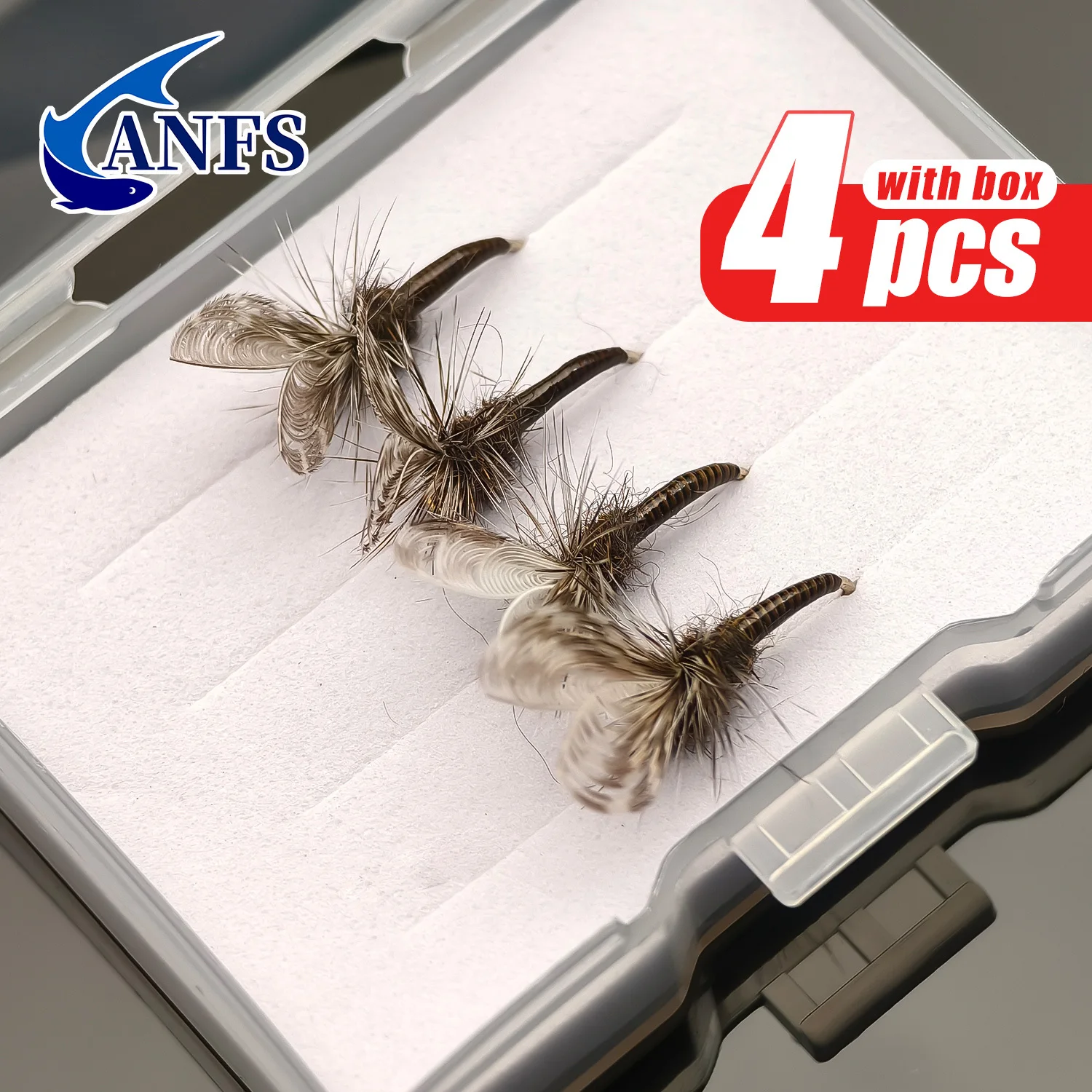 Estuche organizador incluido con las moscas ANFS