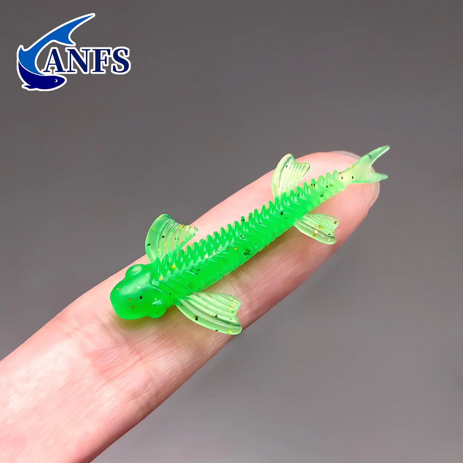 Detalle del señuelo de pesca suave