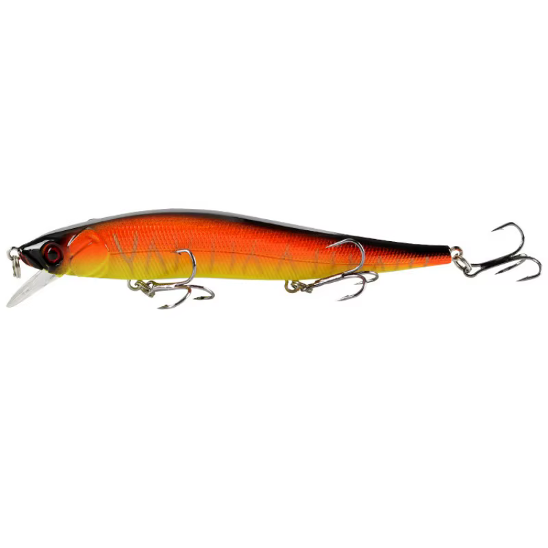Wobbler Minnow Superficie 120mm Ojos 3D para Lucio y Lubina