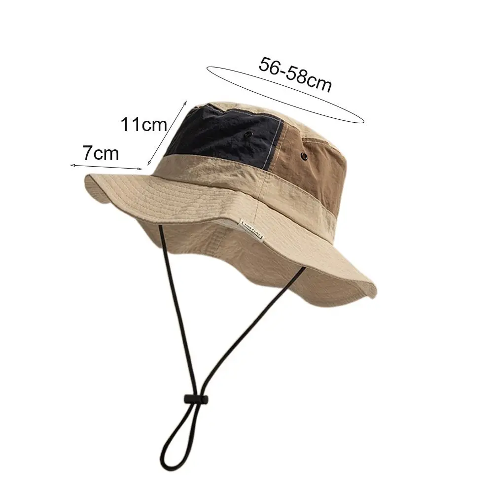 Sombrero de pescador Anti-UV con ala ancha