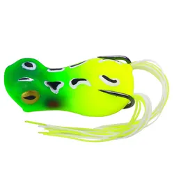 Señuelo rana silicona superficie cabeza serpiente – lubina y lucio