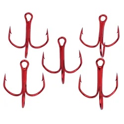 Anzuelos triples redondos doblados para pesca – Alta resistencia