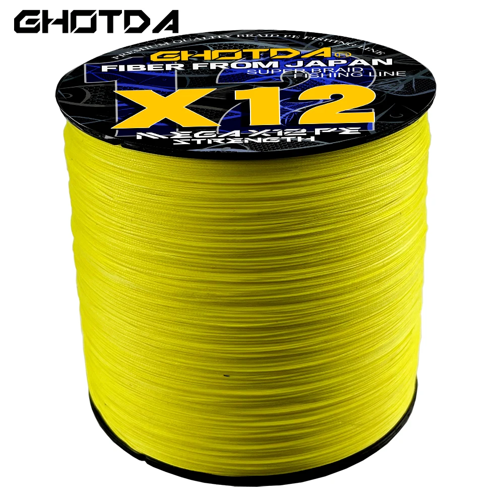 GHOTDA trenza multifilamento PE 20-120lb – 300m