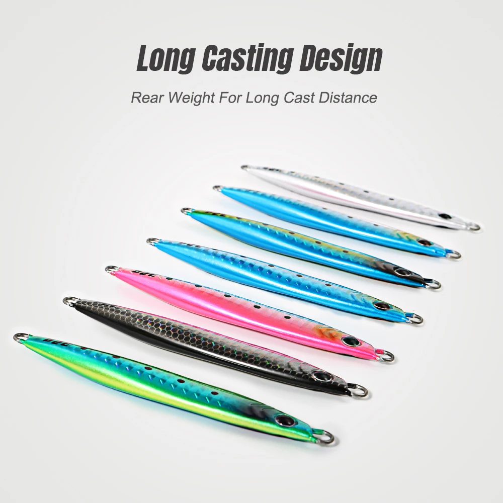 JIGGING PRO JUGULO Jigs de hundimiento rápido para pesca en costa - imagen 4