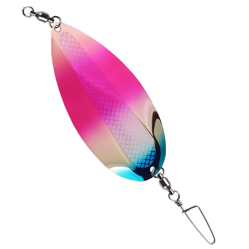 FISHINGFANS señuelos cuchara Jet Dodgers de acero inoxidable trolling - imagen 4