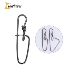 Lionriver Conector de señuelo para lucio grande de acero inoxidable