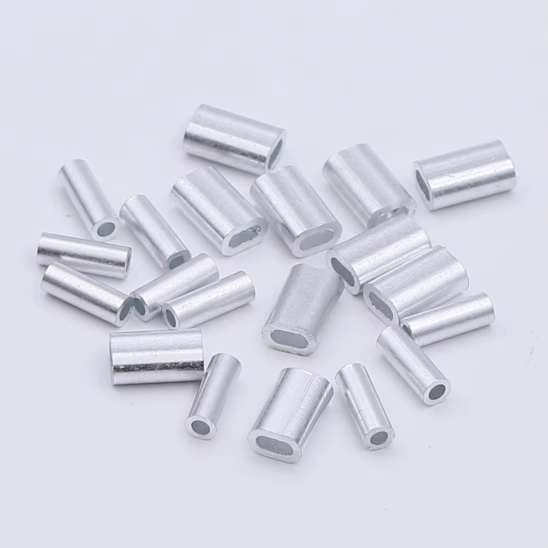 FishTrip Mangas de engarce de aluminio - para monofilamento y líder - imagen 5