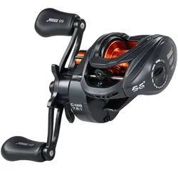 Sougayilang ORG-DC iDC Carrete Baitcasting con bobina CNC perfil bajo