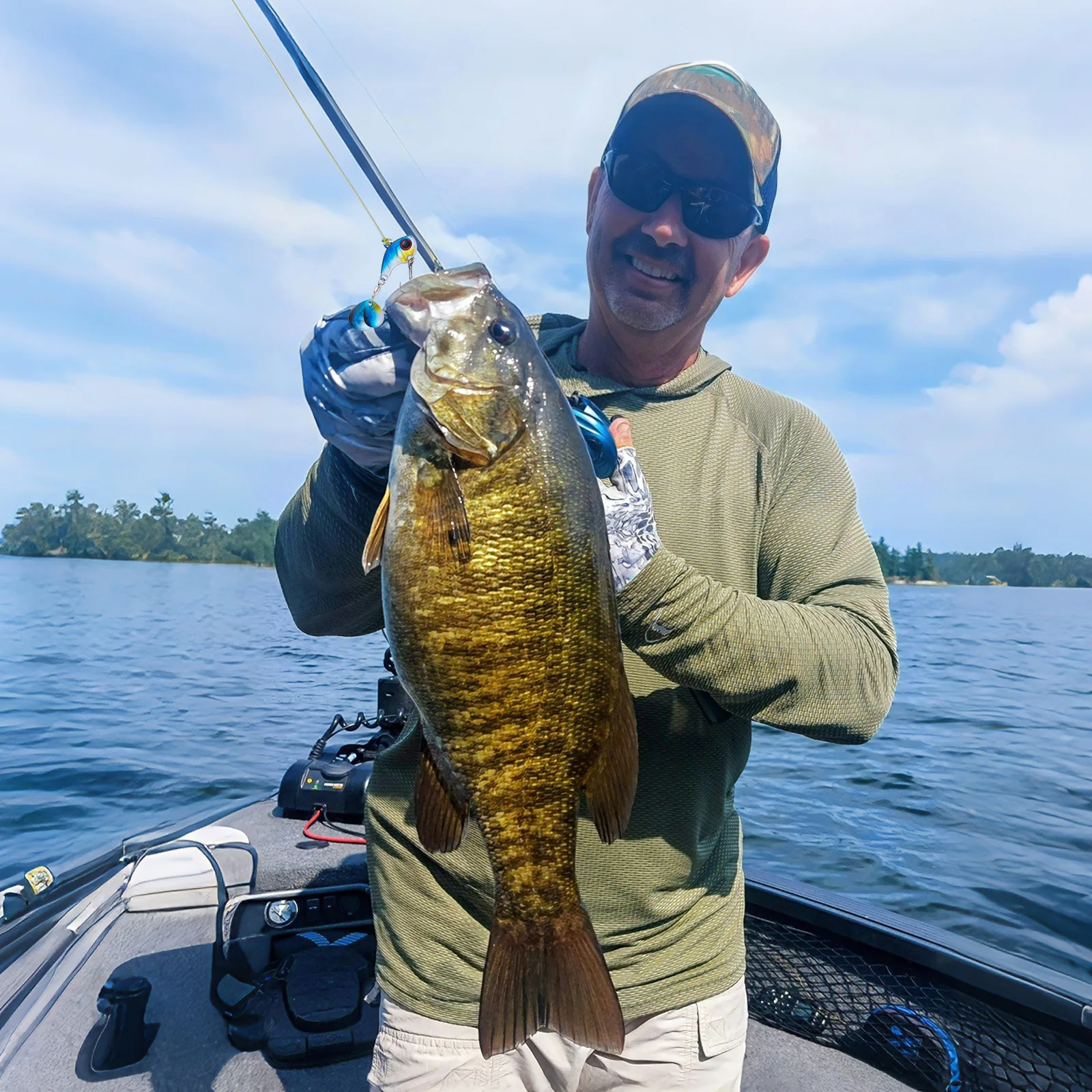 Aparejos de pesca con acción vibratoria