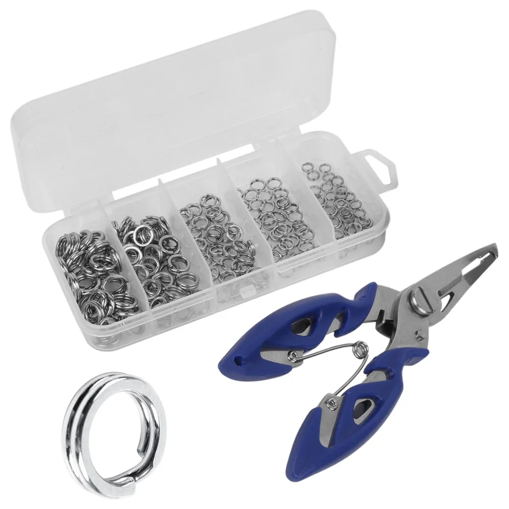 Anillas dobles de acero inoxidable para pesca con alicates - imagen 5