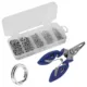 Anillas dobles de acero inoxidable para pesca con alicates - imagen 5
