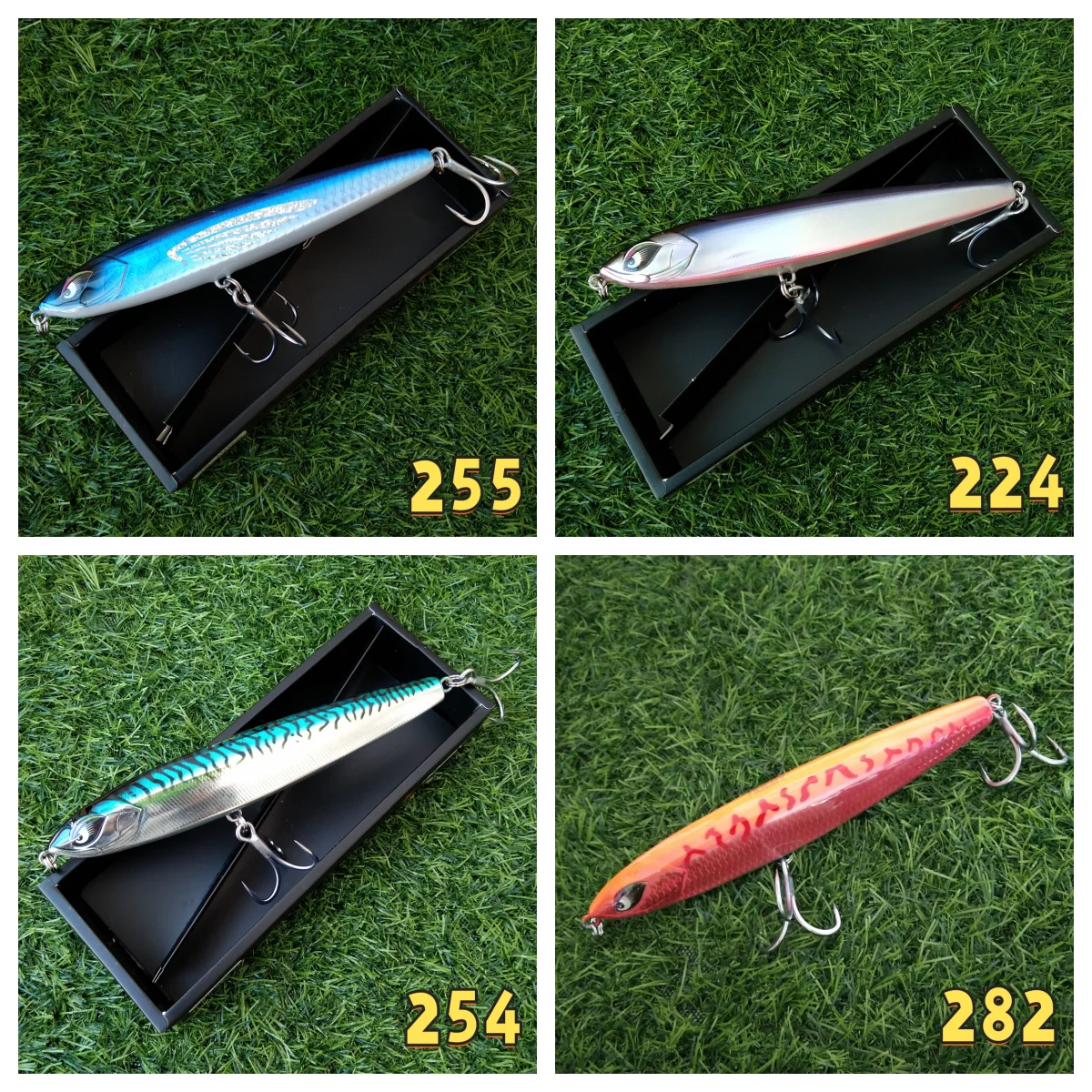 Noeby Señuelos Lápiz 4 pcs – Swimbait, Wobbler y Jerkbait de silicona - imagen 2