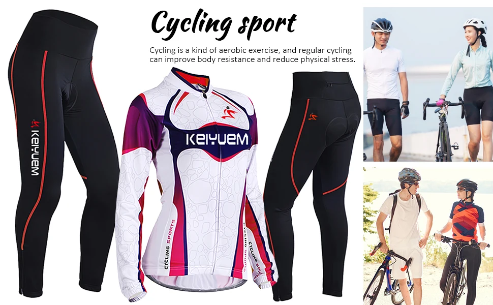 Jersey de ciclismo con cremallera completa para mujer