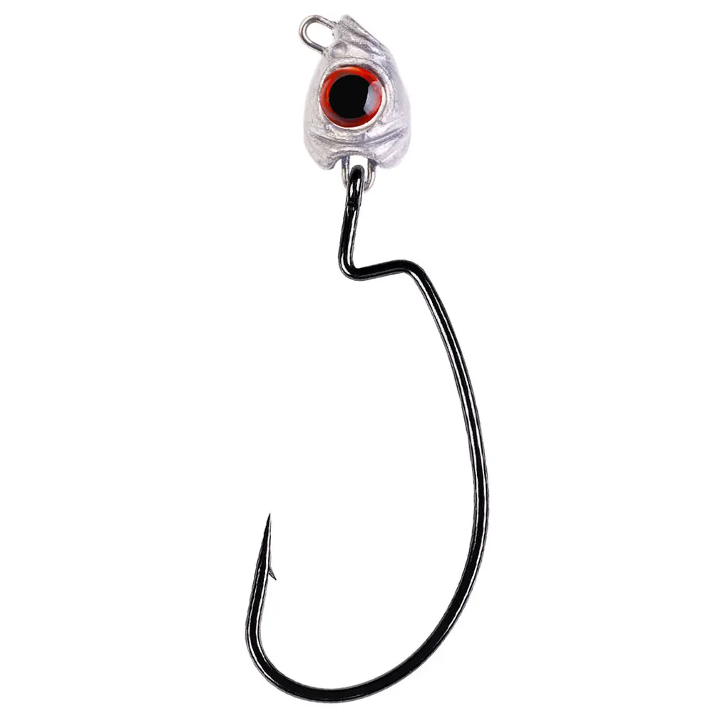 Jig Head con ojo 3D para vinilo: anzuelos de cebo blando - imagen 4