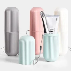 Estuche portátil de viaje para cepillo y pasta dental