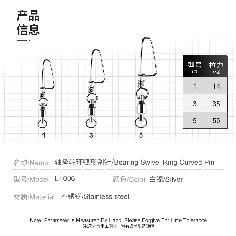 Giratorios pesca Obsession LT006 – Acero inoxidable para carpa y lucio - imagen 2