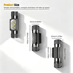 Linterna LED cabeza USB para pesca nocturna – Luz doble