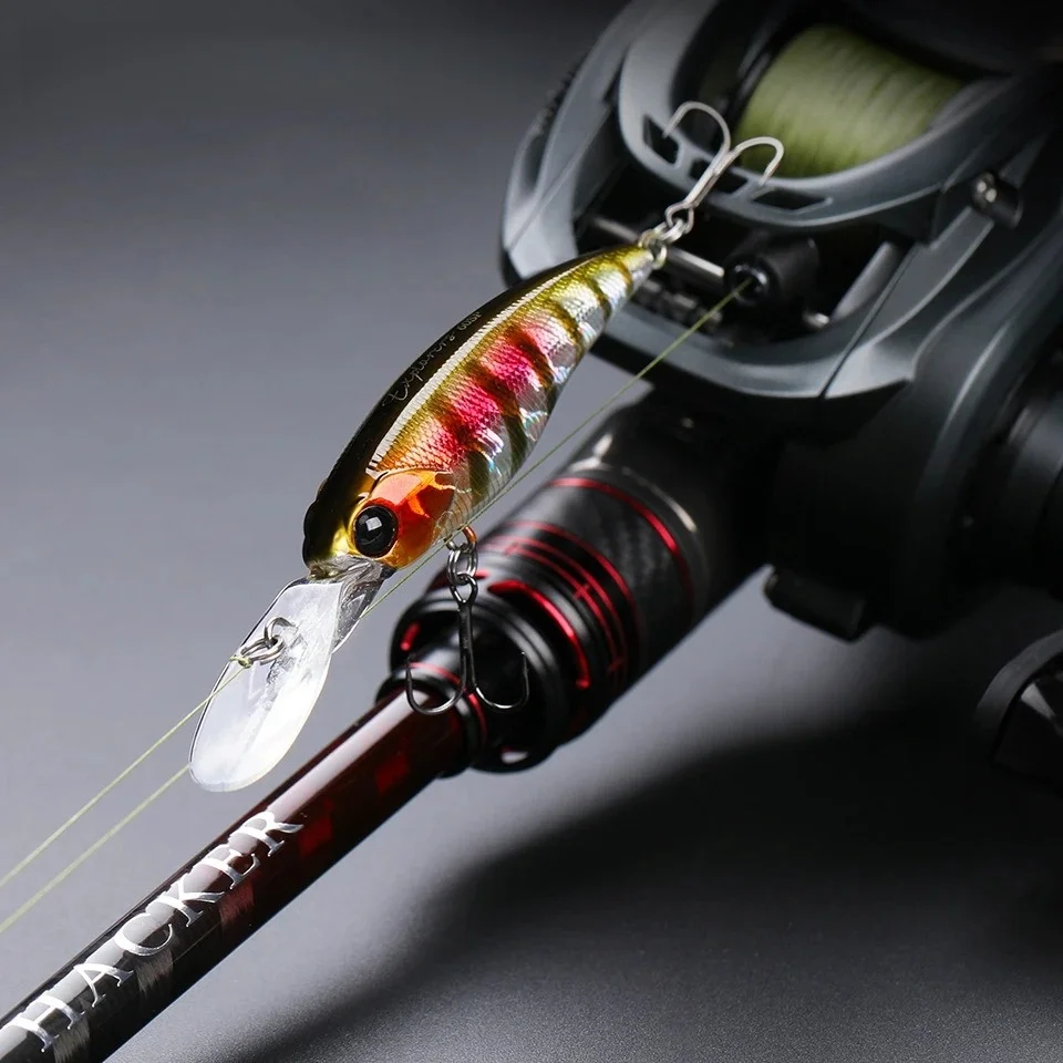 Señuelo Minnow suspendido ojos 3D Tsurinoya para lubina y trucha - imagen 3