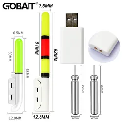 Luz LED CR425 recargable USB para pesca nocturna
