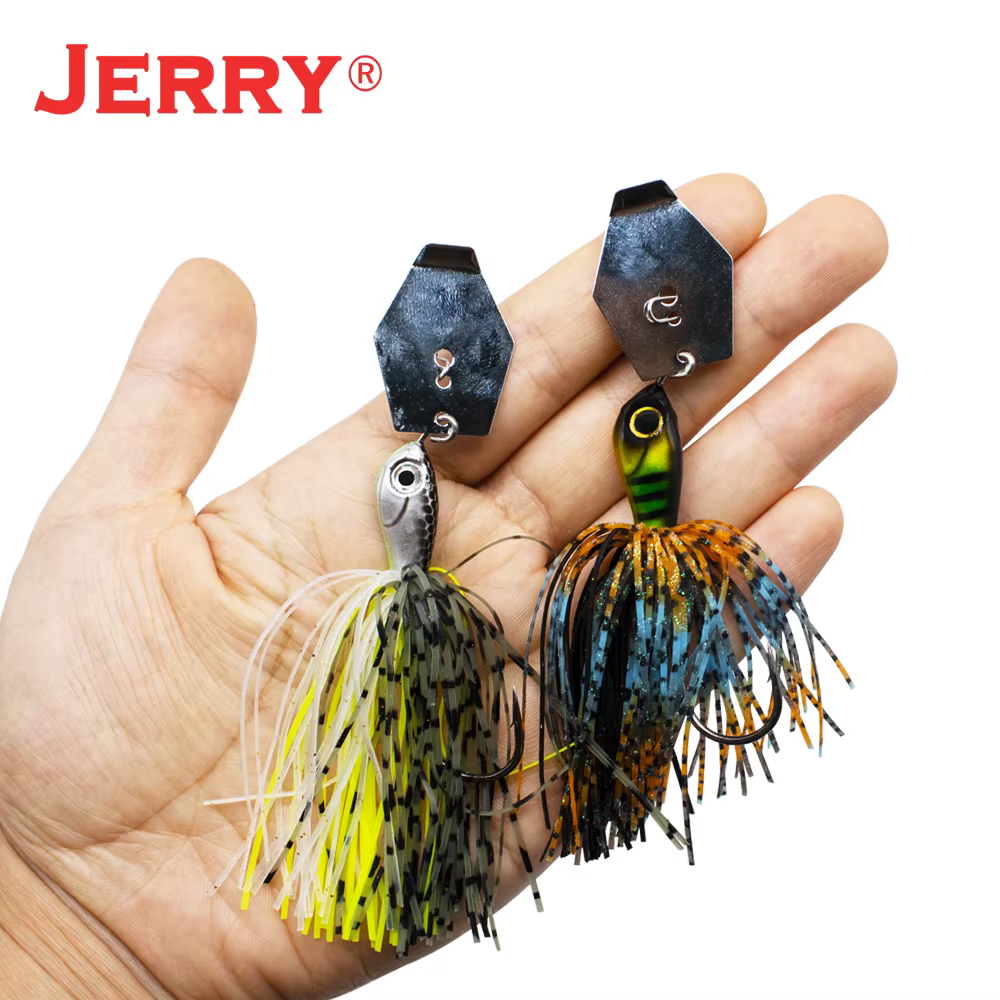 Jerry Dawn Chatterbait – Señuelo vibratorio para lubina con faldas de silicona - imagen 4
