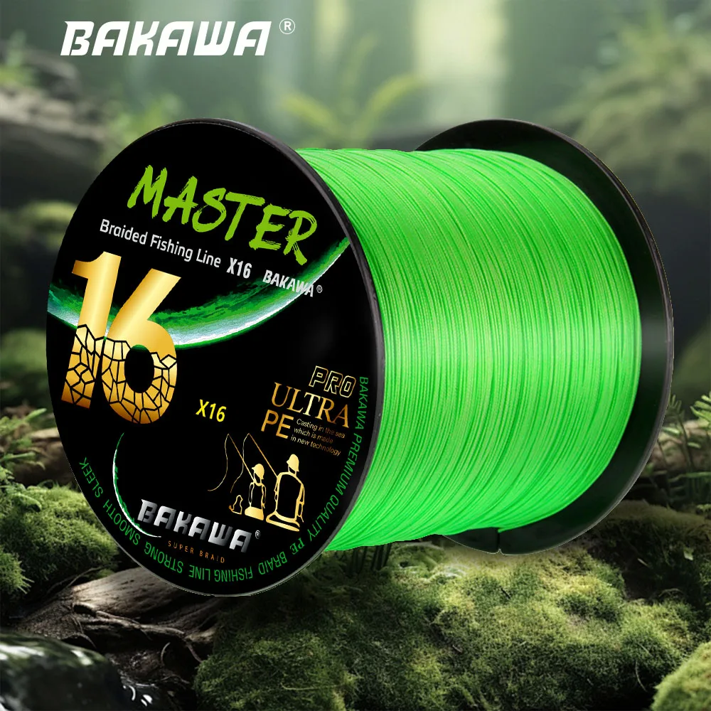 BAKAWA X16 línea de pesca trenzada para carpa - imagen 4