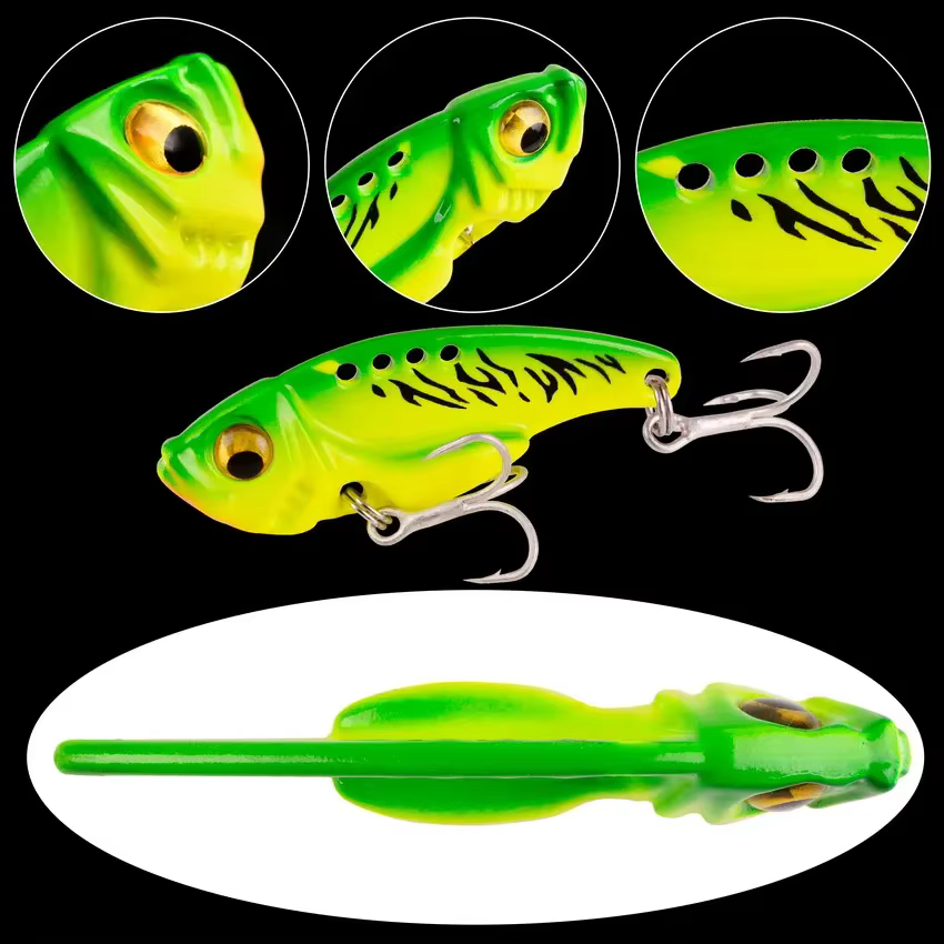 Aorace VIB Metal – Cuchara vibratoria 3-20g para pesca - imagen 5