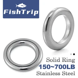 FishTrip Anillos de pesca en acero inoxidable - Conector de señuelo
