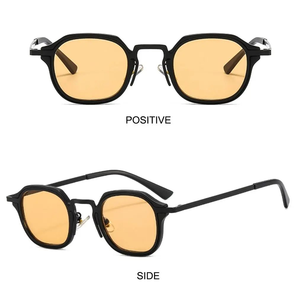 Gafas de sol polarizadas UV400 montura metálica vintage cuadradas