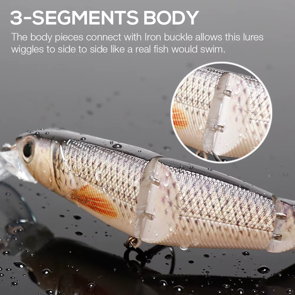 Señuelo crankbait swimbait duro eficaz realista para lucio y muskie - imagen 4