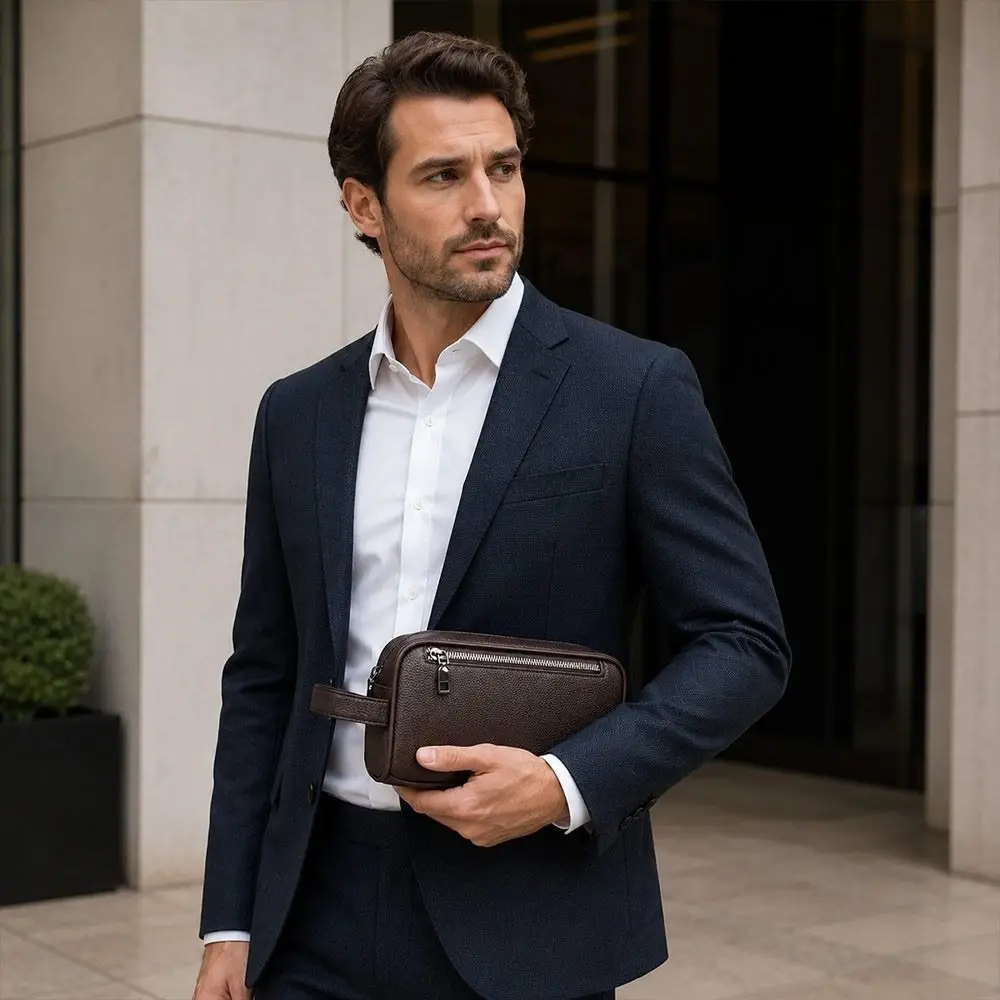 Bolso de mano de PU suave para negocios de gran capacidad - imagen 2