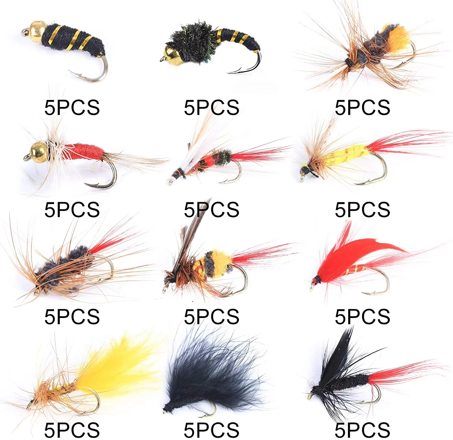 Maxcatch Moscas de pesca para trucha y lubina – surtido - imagen 3
