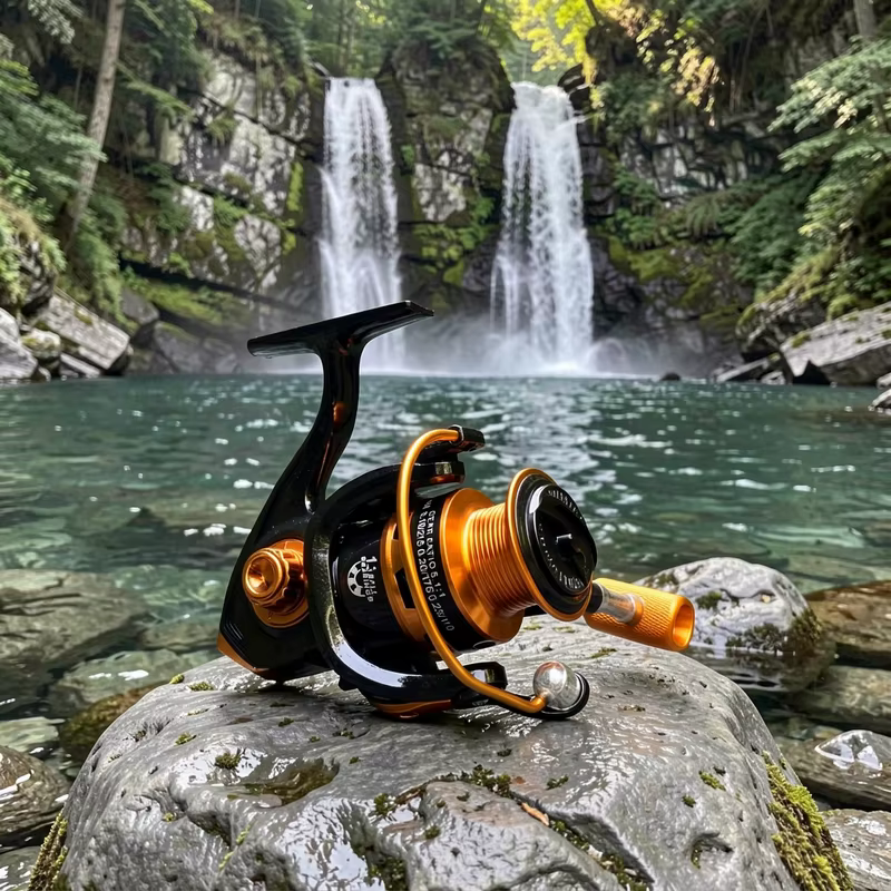 Carrete de Pesca Agua Dulce Serie 2500 – CNC, Manivela Intercambiable - imagen 2