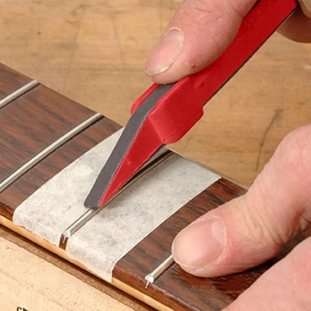 Lápiz pulidor de trastes para guitarra, lima de lija y alambre - imagen 2