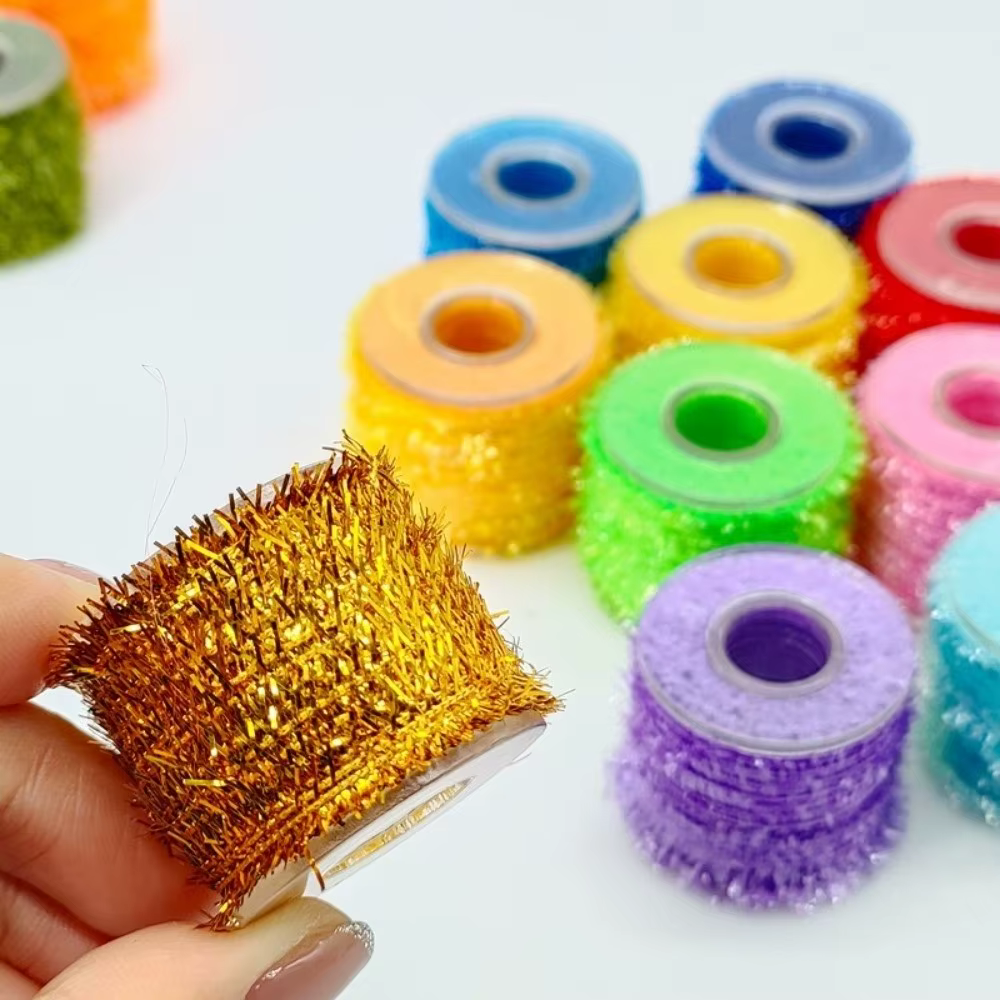 Colores vibrantes de chenille marabou para atado de señuelos