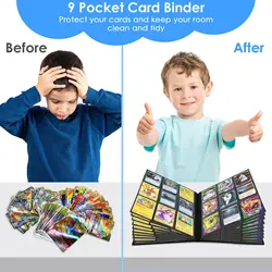 Carpeta para tarjetas coleccionables con bolsillos múltiples