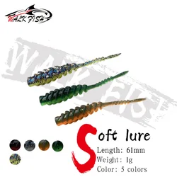 Swimbait oruga WALK FISH 61mm 1g – 20 uds