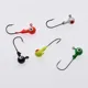 Jig Head con anzuelo para vinilo colorido – Trucha y lubina - imagen 3