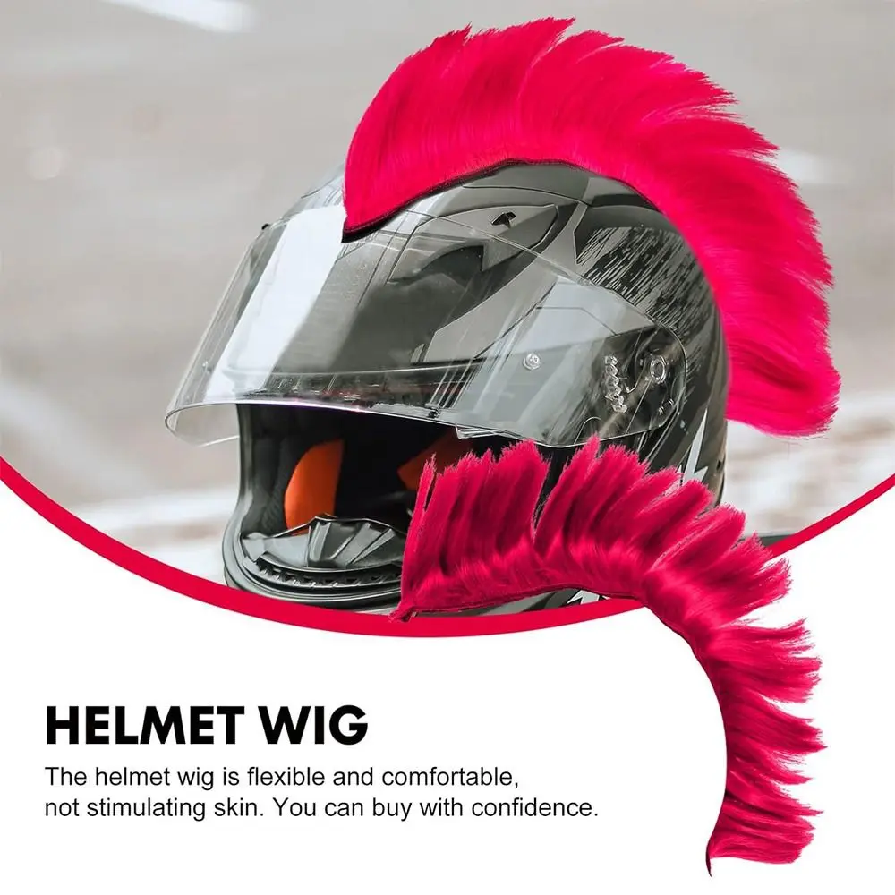 Peluca Mohawk universal reutilizable para cascos con plumas - imagen 5