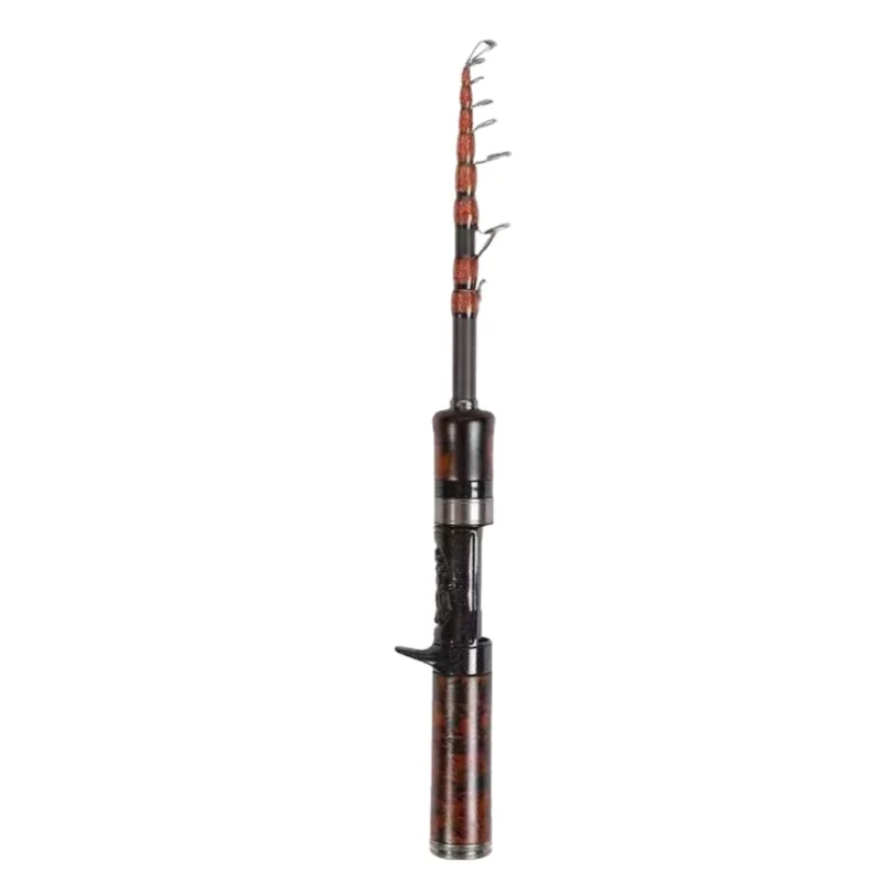 Caña telescópica carbono ultraligera para pesca de viaje - imagen 5